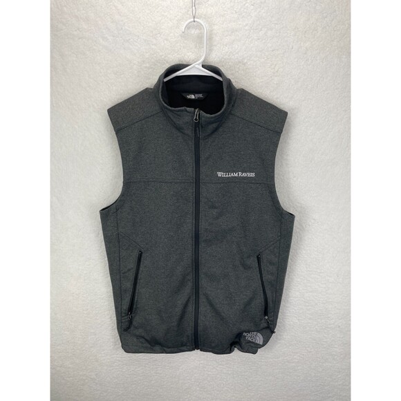 The North Face Ridgewall Soft Shell Vest Men’s Size L Gray William Raveis Logo - Picture 1 of 7